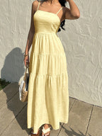 Vestido Alça Fina Longo Soltinho