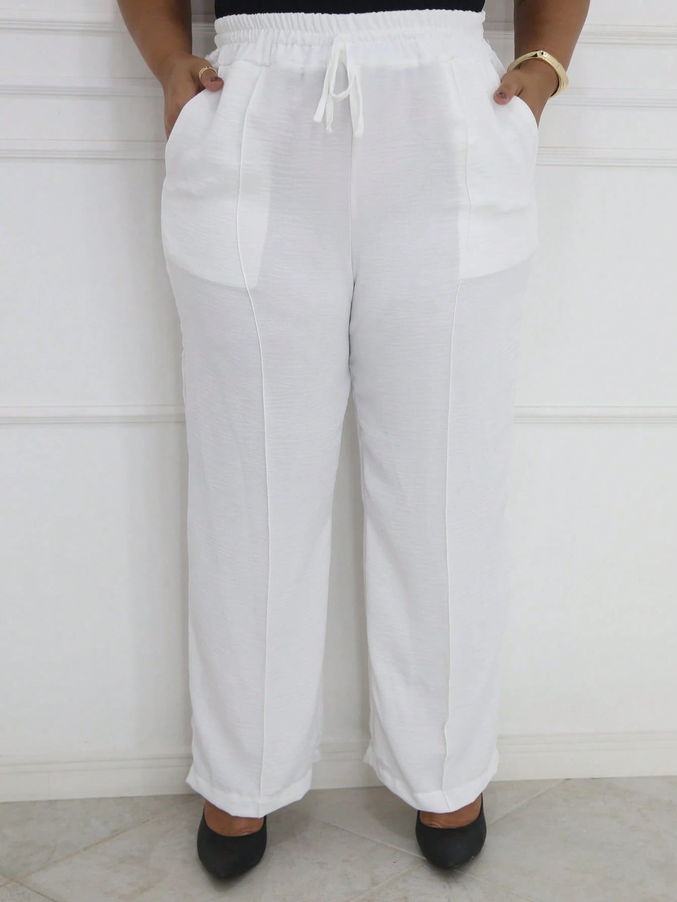 Calça Pantalona Plus Size Duna