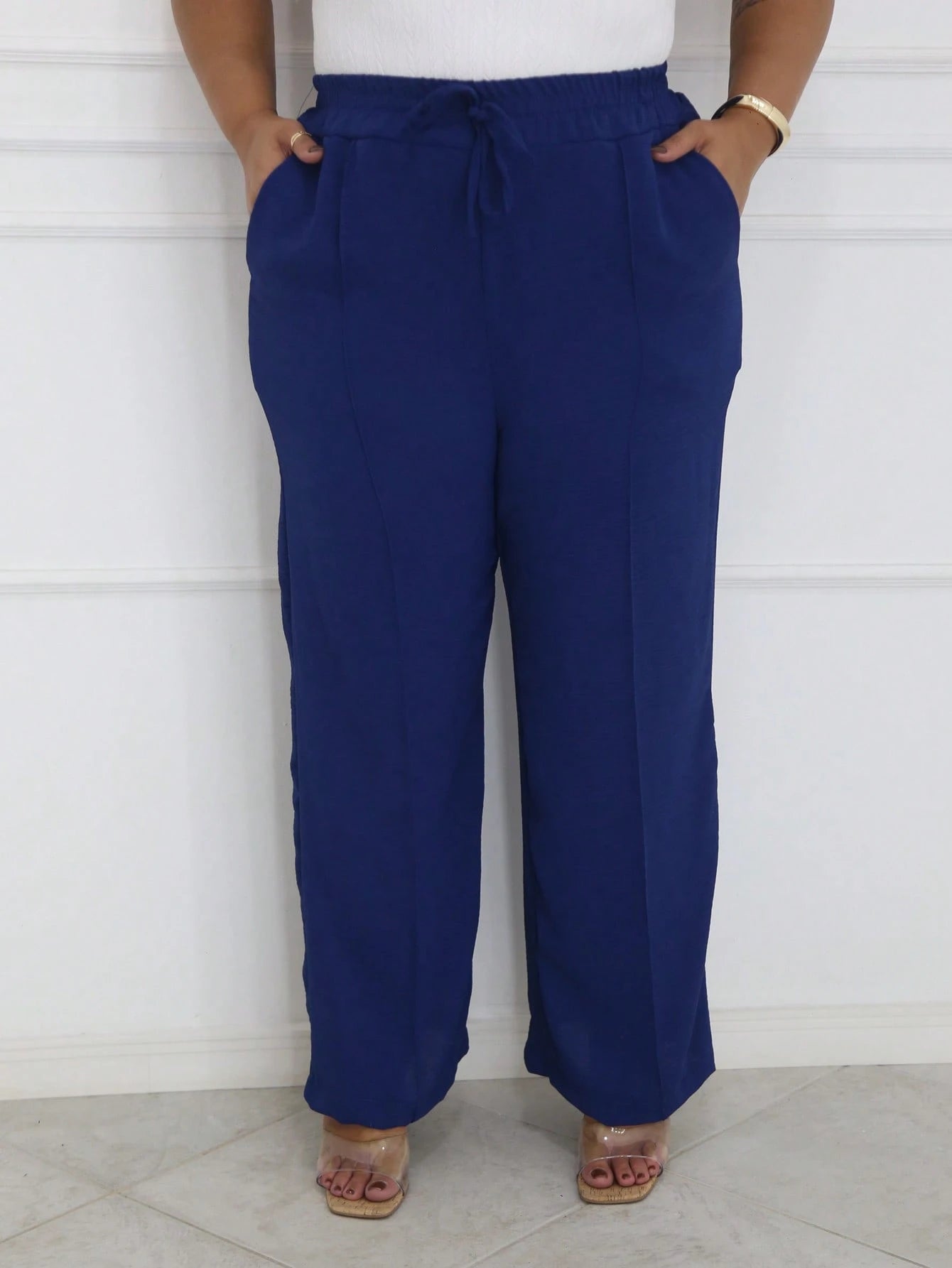 Calça Pantalona Plus Size Duna