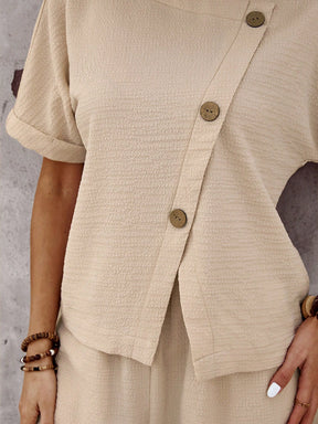 Conjuntos Feminino Blusa e Calça de Viscose