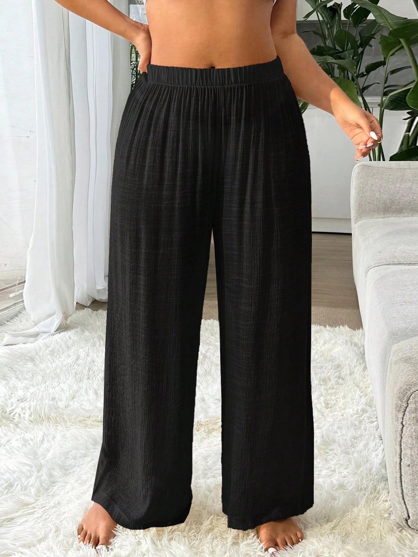 Saída de Praia Calça Plus Size Feminina