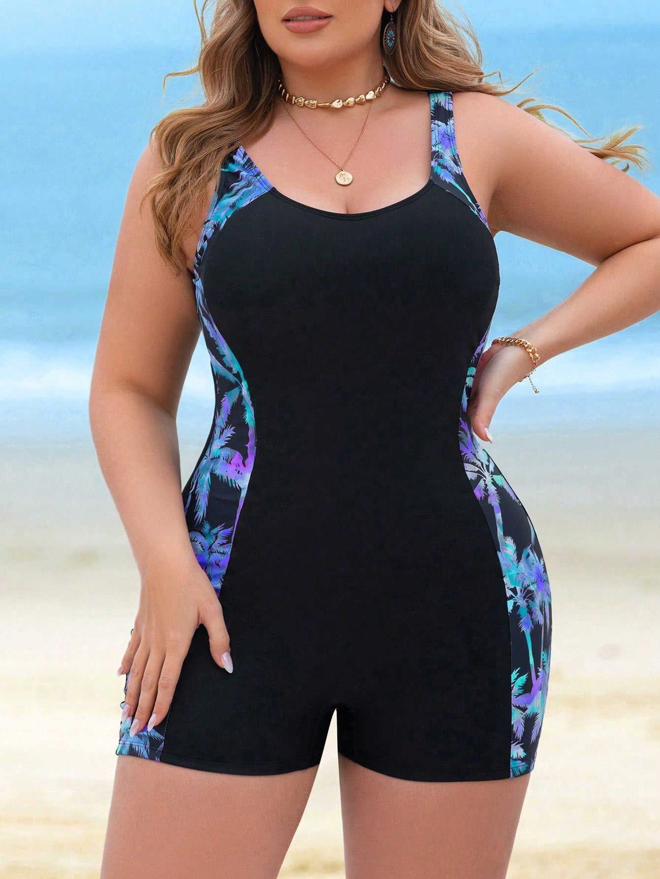 Maiô Feminino com Short Plus Size 