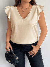 Blusa Feminina Manga Curta Decote V 