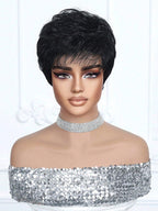 Peruca Feminina Cabelo Curtinho Liso Resistente ao Calor