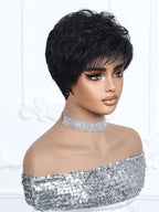 Peruca Feminina Cabelo Curtinho Liso Resistente ao Calor