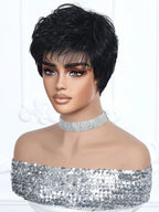 Peruca Feminina Cabelo Curtinho Liso Resistente ao Calor
