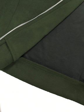 Jaqueta Feminina Suede Plus Size com Zíper