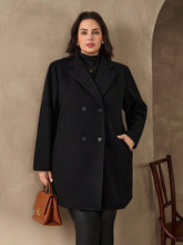 Casaco Sobretudo Forrado Lã Batida Plus Size Feminino