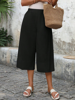 Calça Capri Pantalona Feminina 100% Algodão