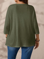 Casaco Feminino Plus Size Meia Manga Levinho