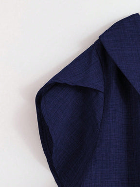 Blusa Manga Curta Plus Size Decote Assimétrico