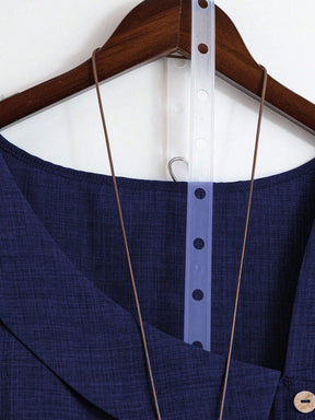 Blusa Manga Curta Plus Size Decote Assimétrico