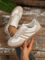 Tênis Feminino Sola Reta Casual com Cadarço