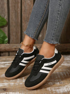 Tênis Feminino Sola Reta Casual com Cadarço