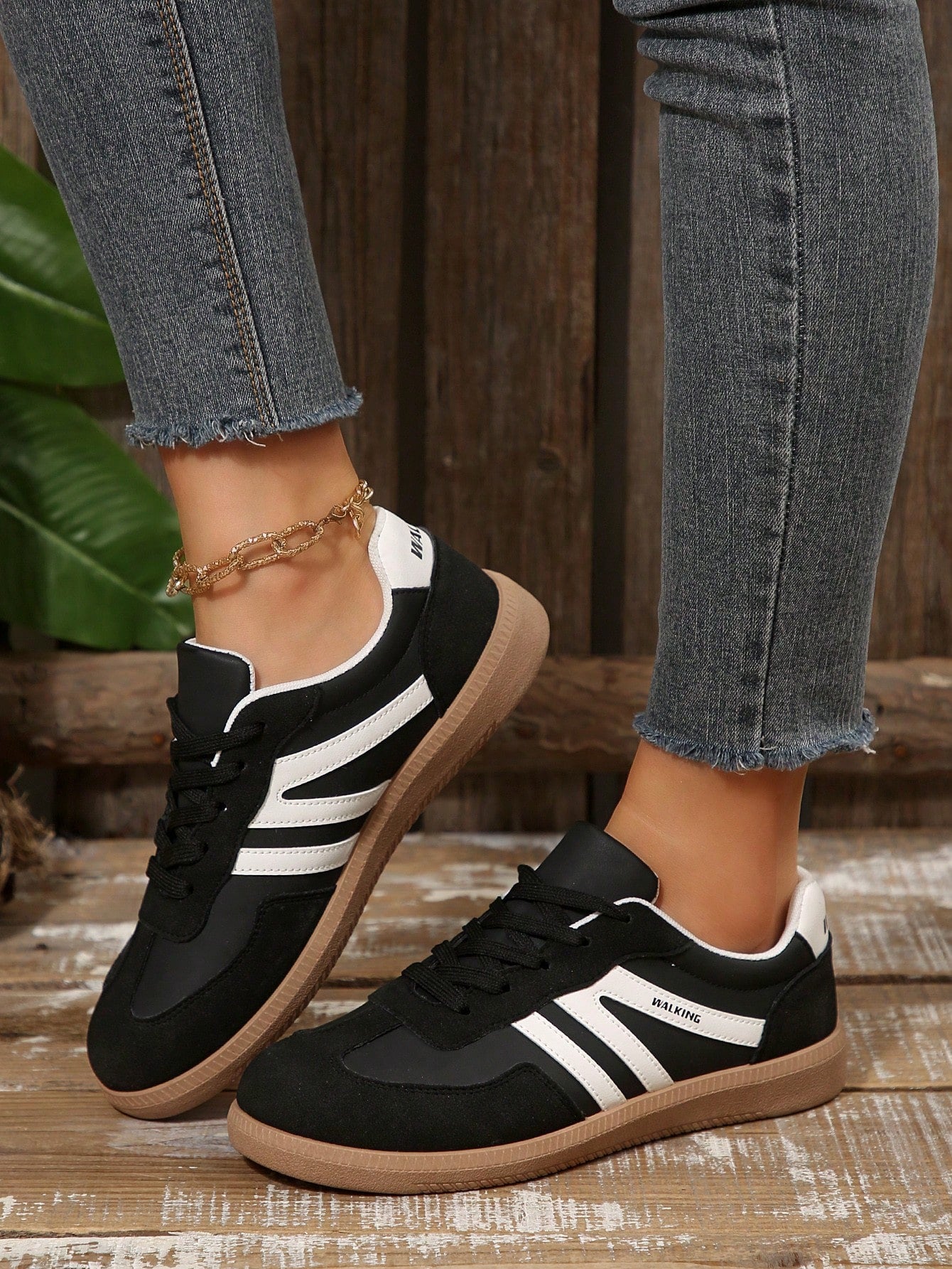 Tênis Feminino Sola Reta Casual com Cadarço