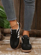 Tênis Feminino Sola Reta Casual com Cadarço