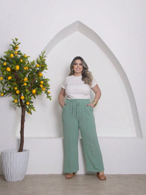 Calça Pantalona Plus Size Duna