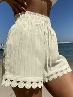 Short Feminino Saída de Praia com Amarração 