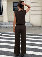 Conjunto Feminino Calça Soltinha e Colete 