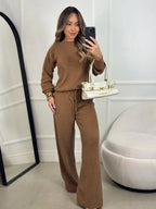 Conjunto de Tricot Mousse Feminino Inverno