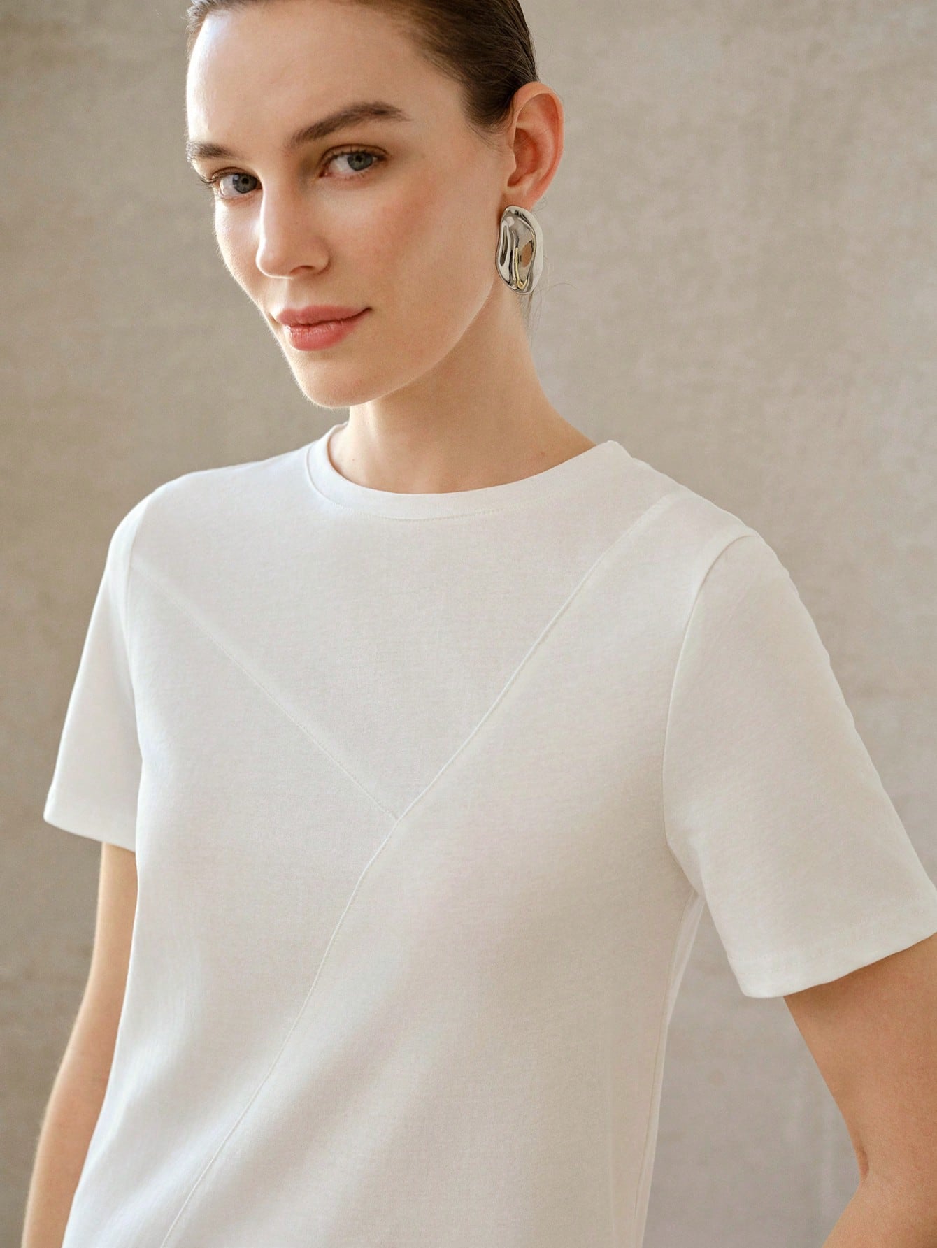 Camiseta Feminina Básica 100% Algodão