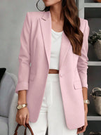 Blazer Feminino de Alfaiataria Forrado 