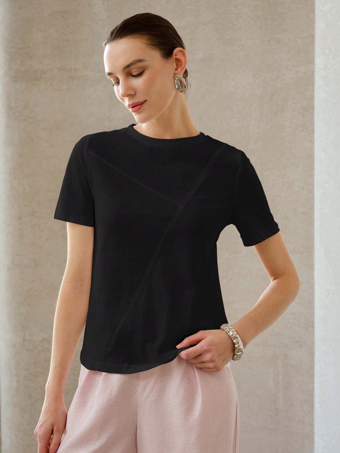 Camiseta Feminina Básica 100% Algodão