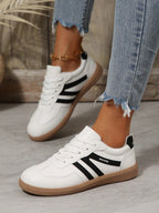 Tênis Feminino Sola Reta Casual com Cadarço
