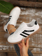 Tênis Feminino Sola Reta Casual com Cadarço