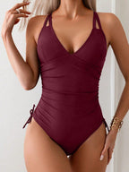 Maiô Feminino Disfarça Barriga Decote V
