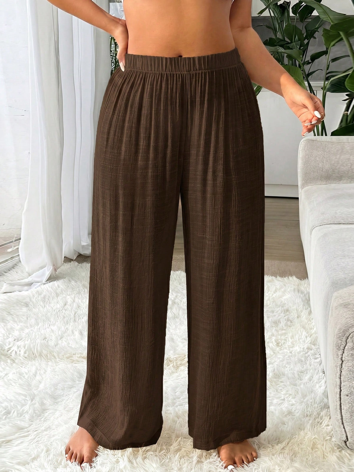 Saída de Praia Calça Plus Size Feminina