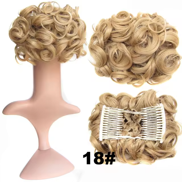 Aplique de Cabelo Coque