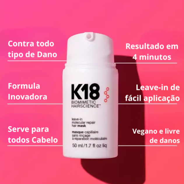 K18 - Máscara Capilar de Reparação Instantânea