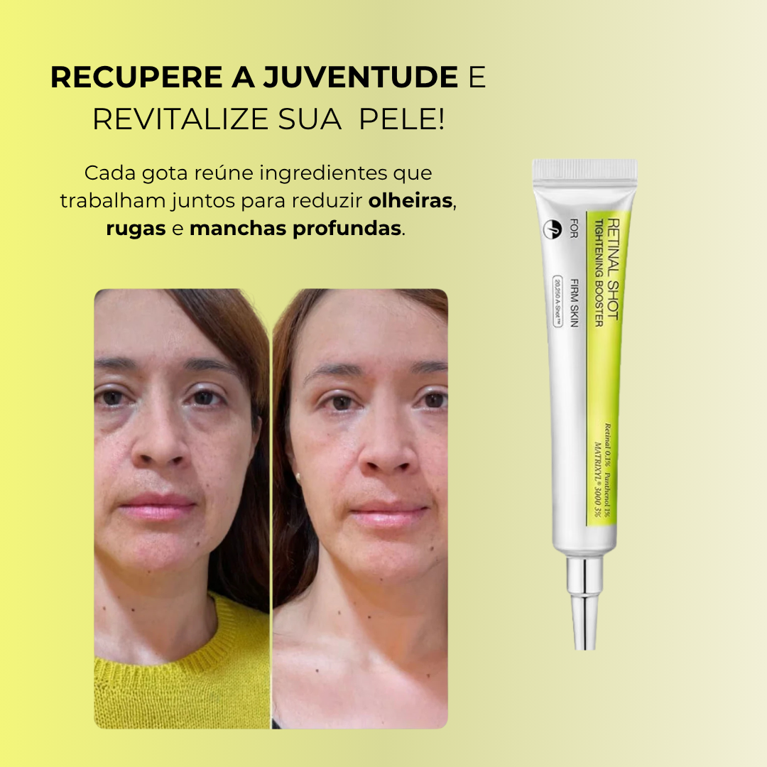 Retinal Shot Creme Coreano Para Rugas e Manchas