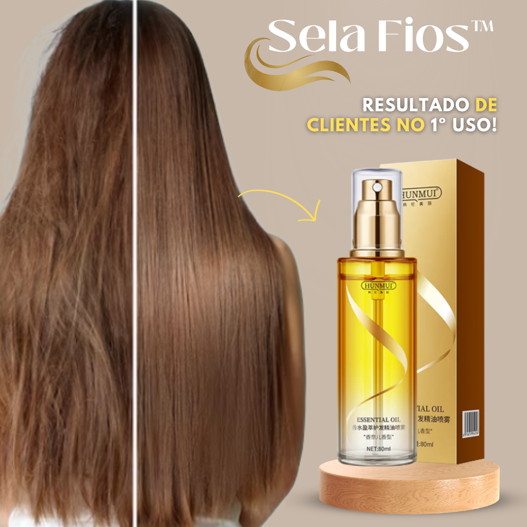 Spray de Cabelo SelaFios™ 10 em 1 + Brinde