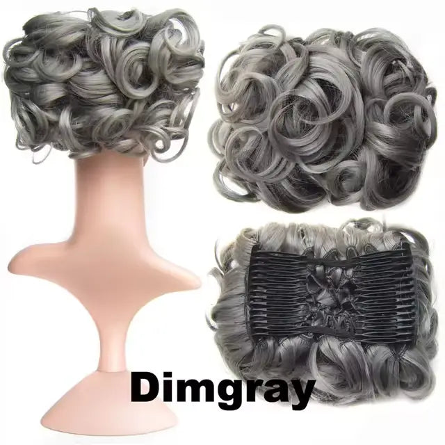Aplique de Cabelo Coque