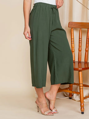 Calça Pantacourt Feminina de Viscose