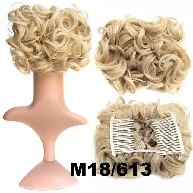 Aplique de Cabelo Coque
