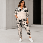 Conjunto Plus Size Feminino Estiloso Moletom e Calça Aerolook