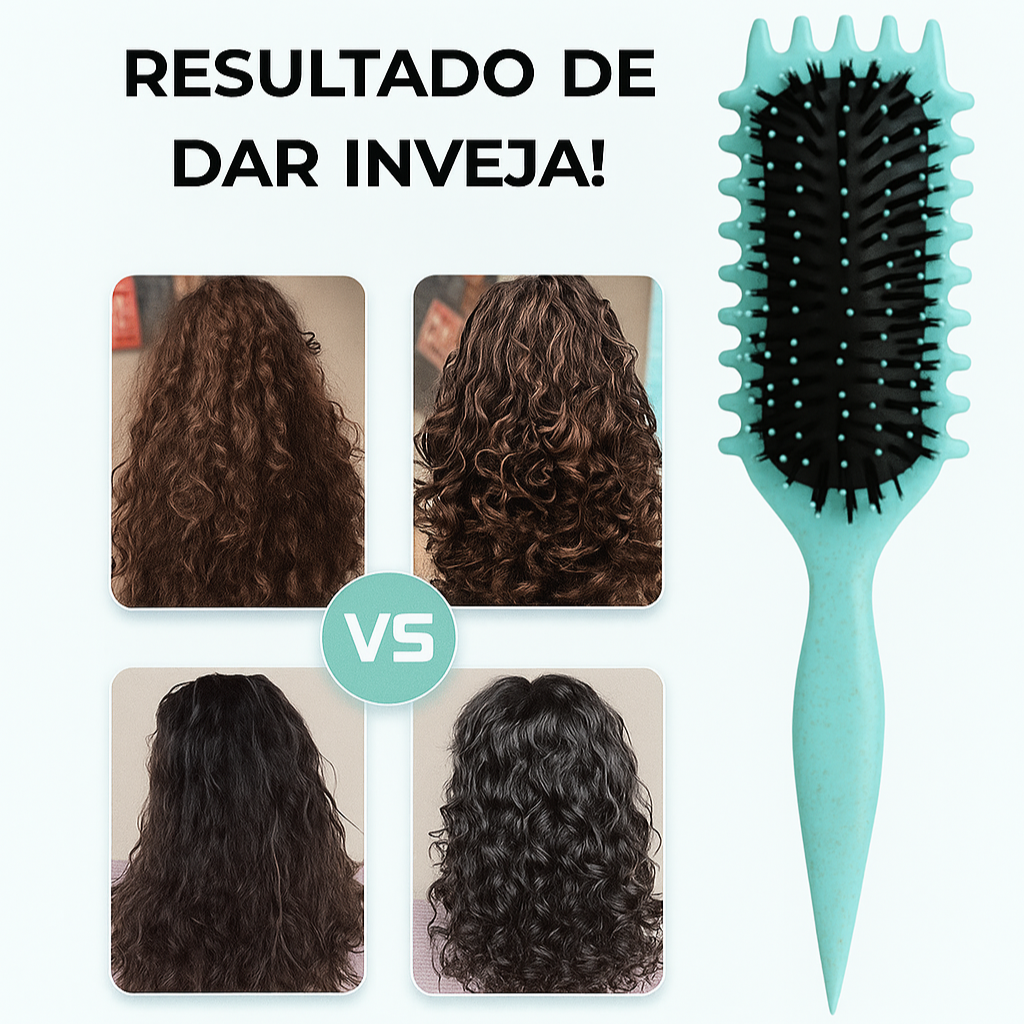 Escova Bounce Curls Fitagem e Definição de Cachos [+BRINDE]