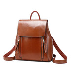 Mulheres mochila corpo cruz bolsa de ombro couro genuíno meninas escola feminina pele natural livro portátil mochila sacos do mensageiro