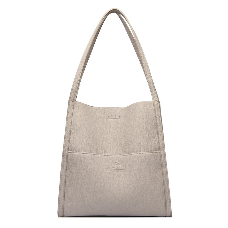 Bolsa Grande de Couro Legítimo Feminina de Ombro