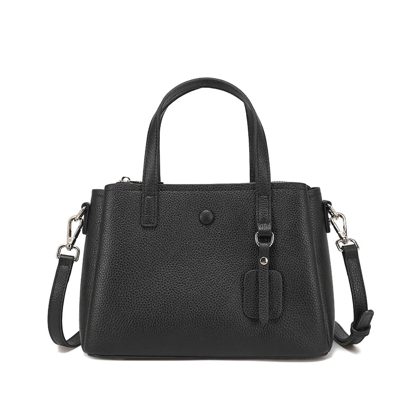 Bolsa Feminina em Couro Legítimo Média Transversal