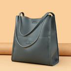 Bolsa Grande de Couro Legítimo Feminina de Ombro 