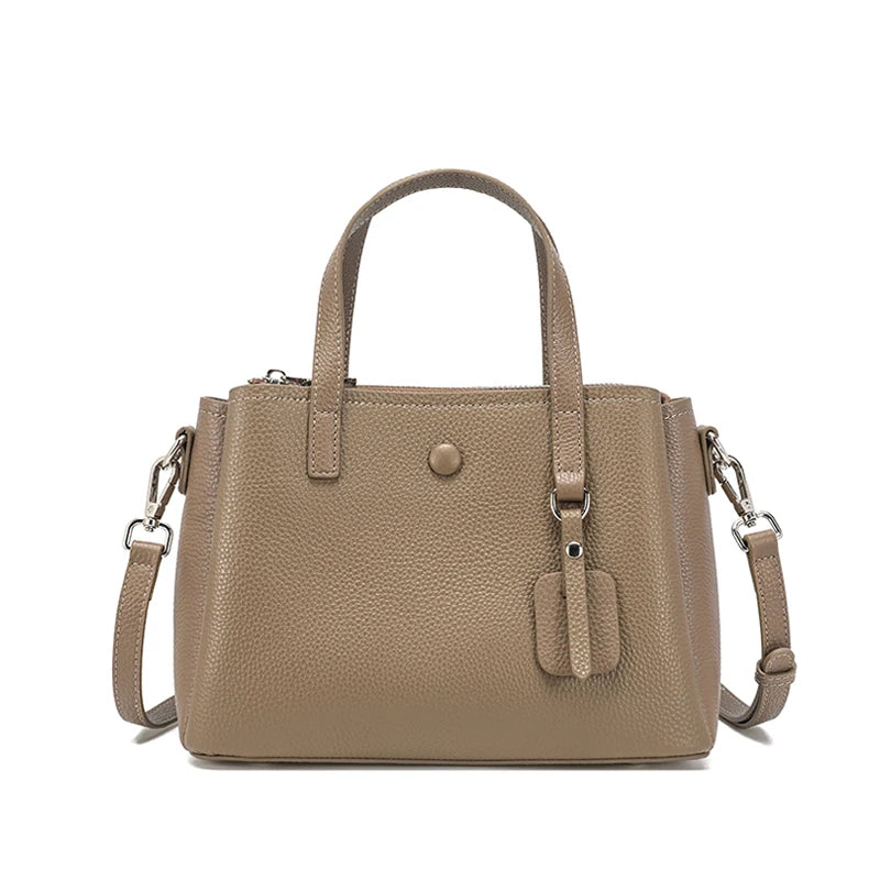 Bolsa Feminina em Couro Legítimo Média Transversal