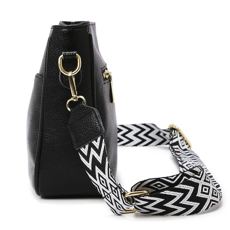 Bolsa de Ombro Única de Couro para Mulheres, Bolsa Straddle 100% Couro, Grande Capacidade, Bolsa Designer de Luxo