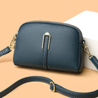 Bolsa Feminina Pequena Transversal com Zíper Duplo