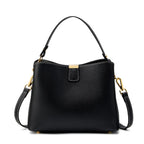 Bolsa Feminina de Couro Legítimo Média de Ombro e Transversal