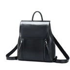 Mulheres mochila corpo cruz bolsa de ombro couro genuíno meninas escola feminina pele natural livro portátil mochila sacos do mensageiro