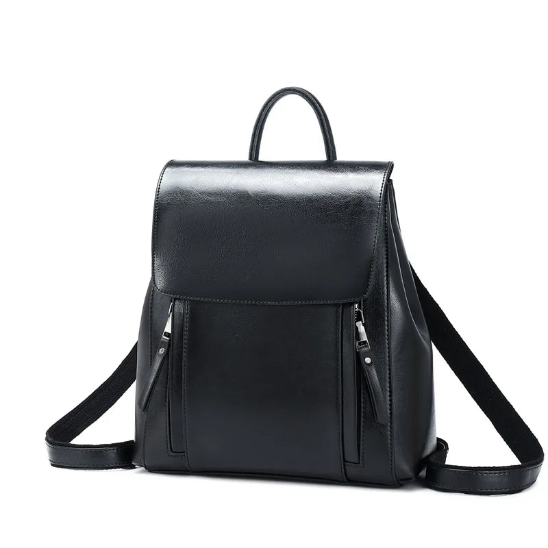 Mulheres mochila corpo cruz bolsa de ombro couro genuíno meninas escola feminina pele natural livro portátil mochila sacos do mensageiro